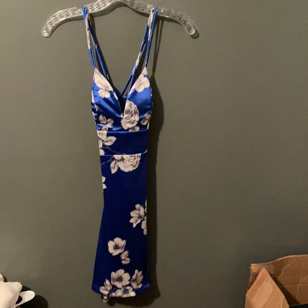 Brand: City Vibe, Color: Royal blue/ Silver, and Size: 0